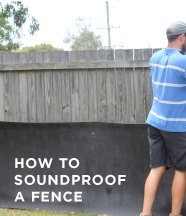 How to soundproof a fence with Acoustic Fence Wrap